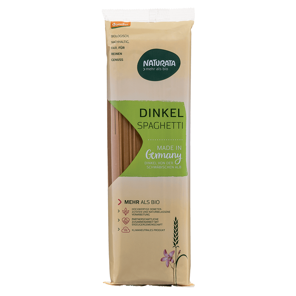 Bio Dinkel-Spaghetti Bio Dinkel-Spaghetti von Naturata