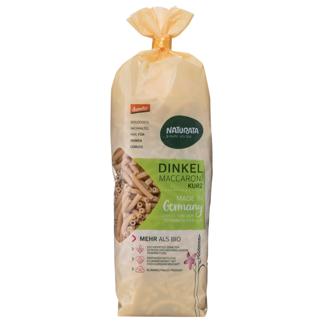 Bio Dinkel hell Maccaroni, kurz Bio Dinkel hell Maccaroni, kurz von Naturata