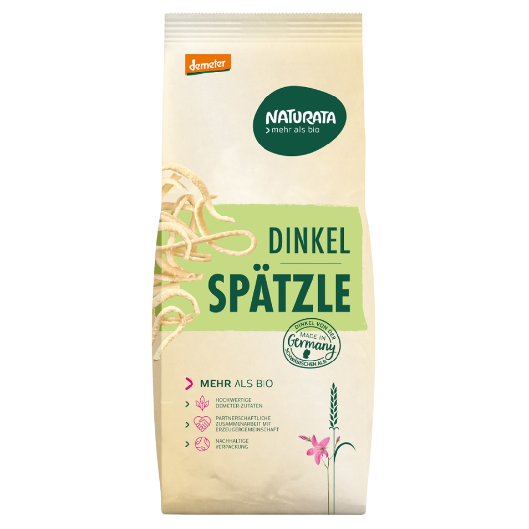 Bio Dinkel hell Spätzle Bio Dinkel hell Spätzle von Naturata