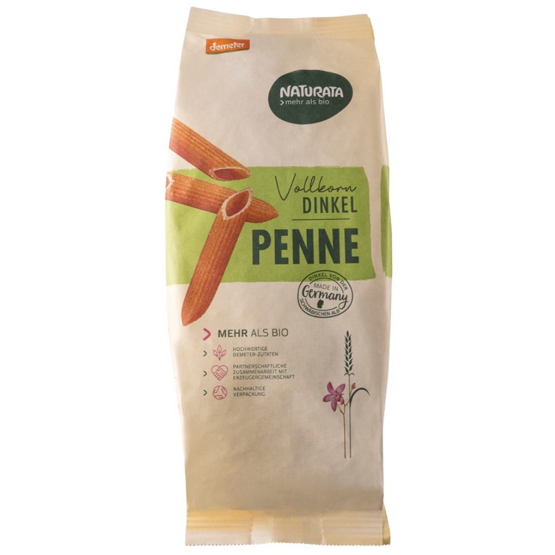 Bio Dinkelvollkorn Penne von Naturata