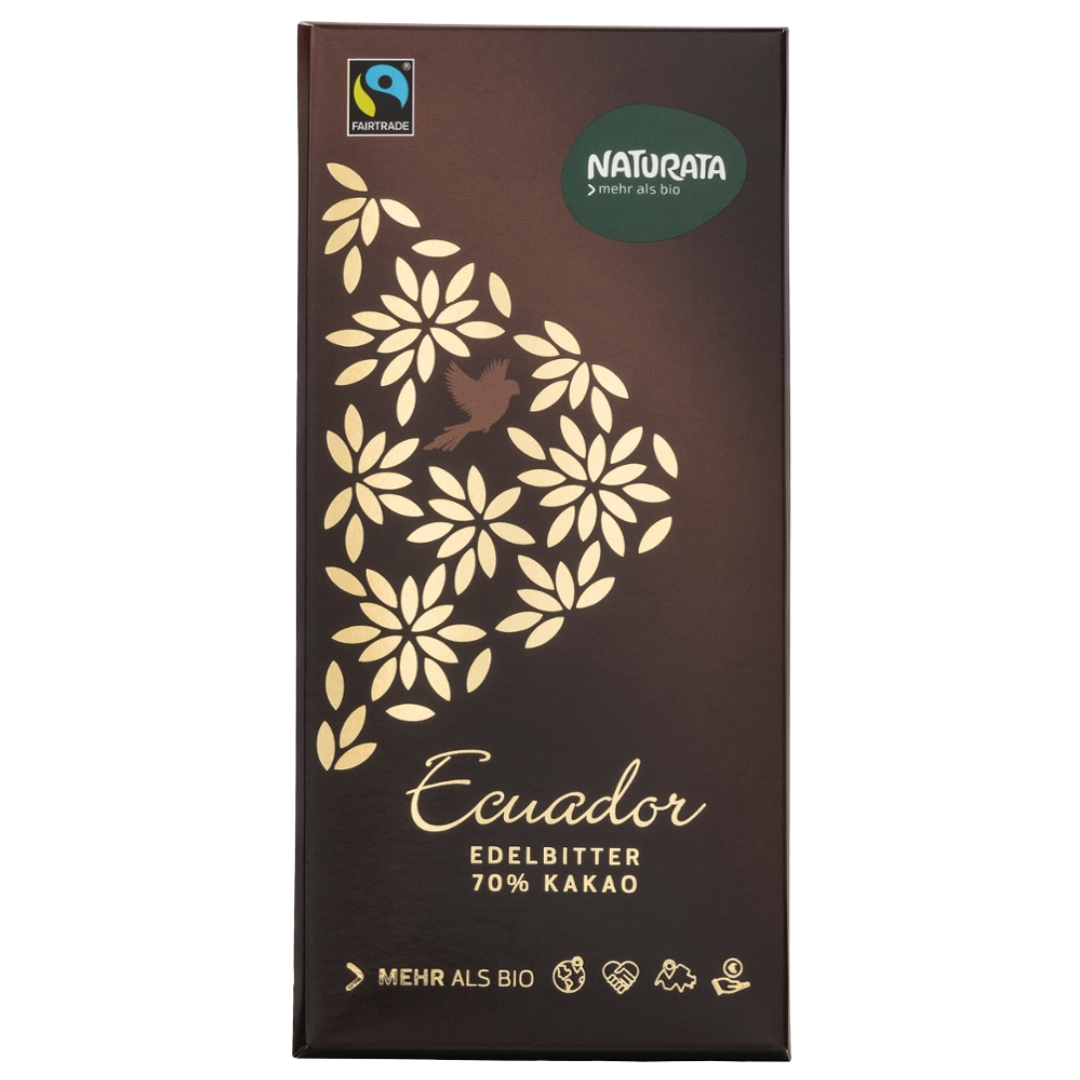 Bio Ecuador Edelbitter 70% Bio Ecuador Edelbitter 70% von Naturata