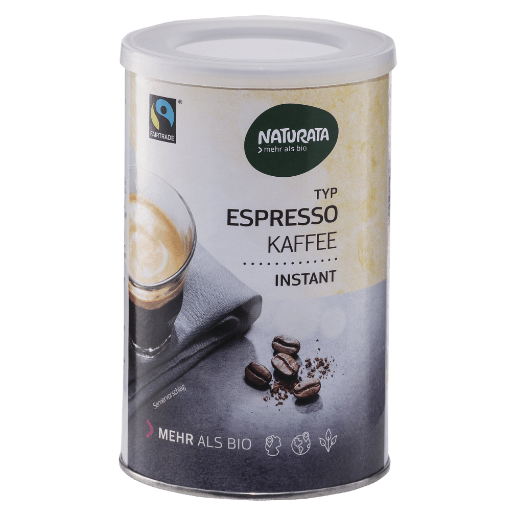 Bio Espresso Bohnenkaffee, Instant von Naturata