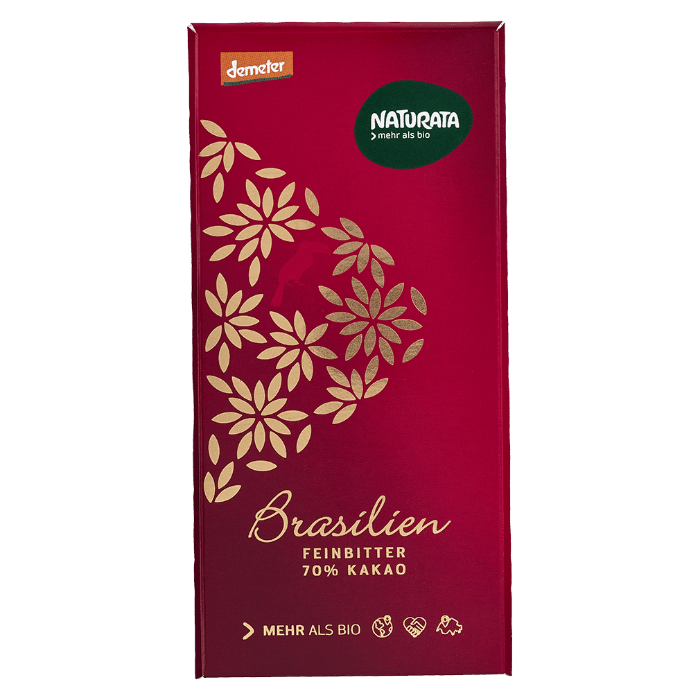 Bio Feinbitter Schokolade Brasilien 70% Bio Feinbitter Schokolade Brasilien 70% von Naturata