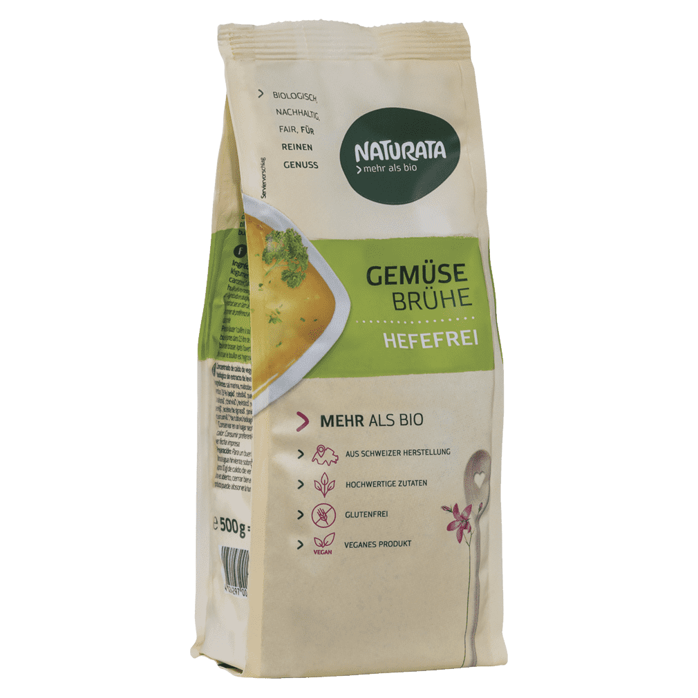Bio Gemüsebrühe hefefrei Bio Gemüsebrühe hefefrei von Naturata