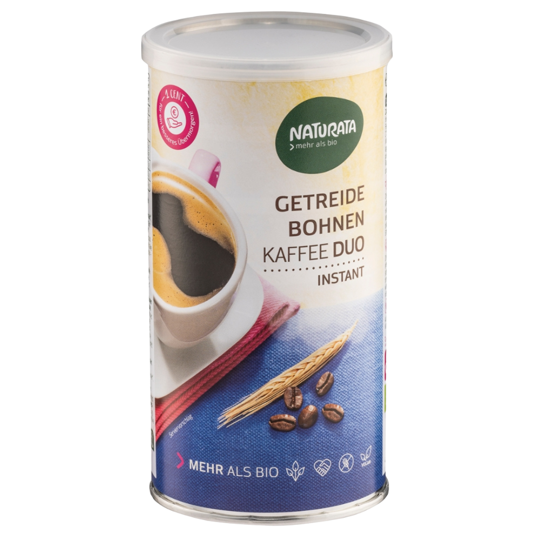Bio Getreide-Bohnenkaffee Duo, instant Bio Getreide-Bohnenkaffee Duo, instant von Naturata