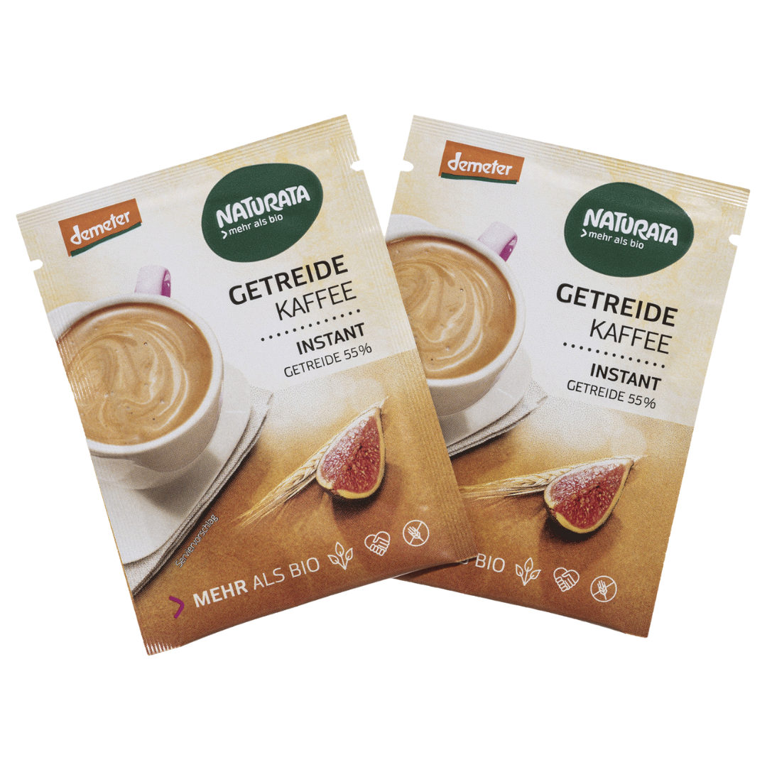 Bio Getreidekaffee, instant, Portionsbeutel Bio Getreidekaffee, instant, Portionsbeutel von Naturata