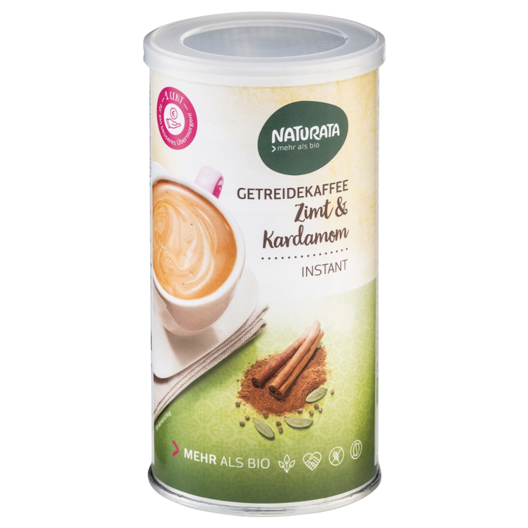 Bio Getreidekaffee Zimt&Kardamom, instant von Naturata