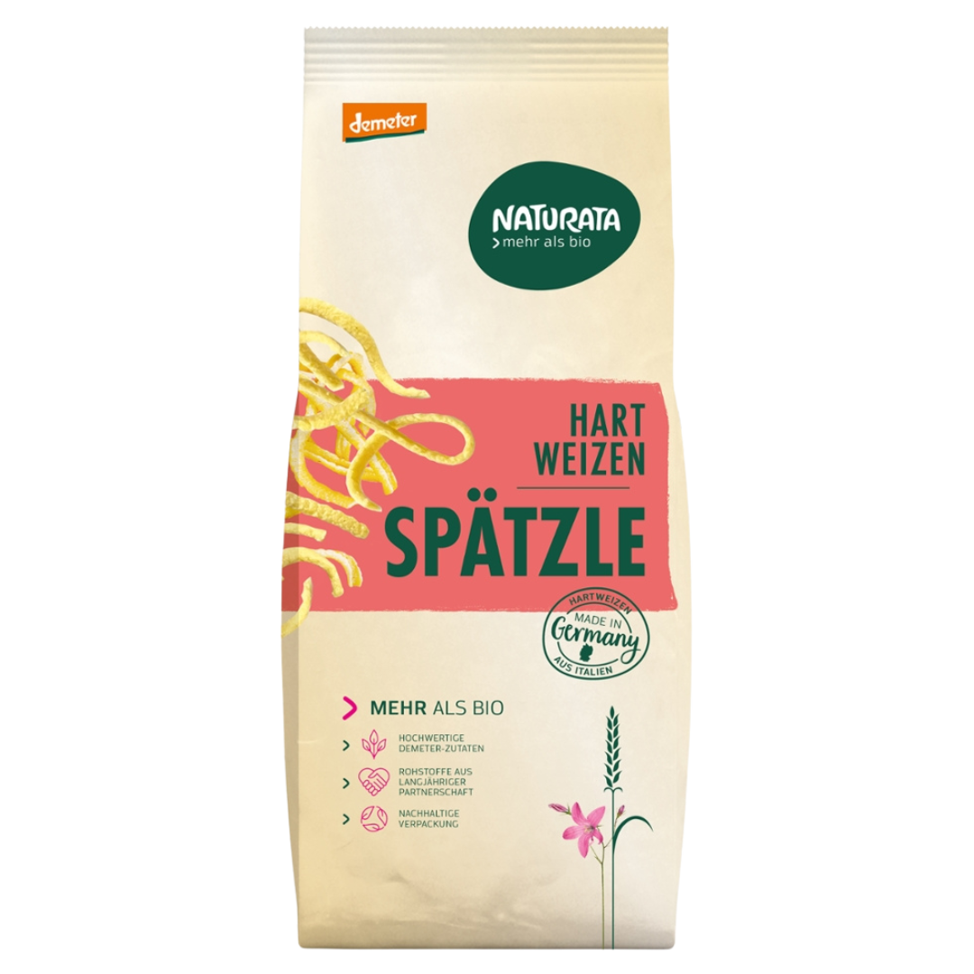 Bio Hartweizengrieß hell Spätzle Bio Hartweizengrieß hell Spätzle von Naturata