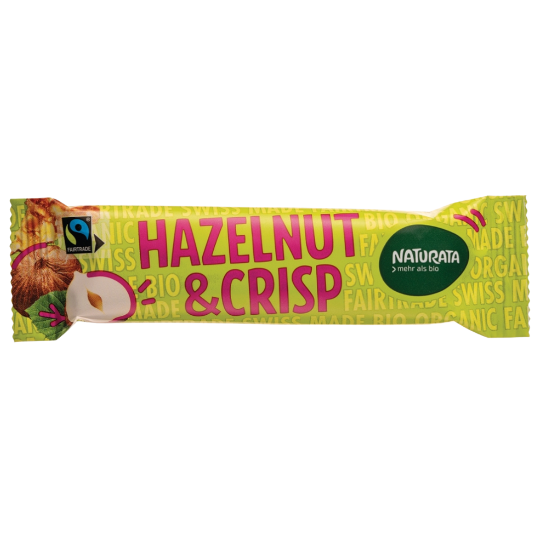 Bio Hazelnut & Crisp Schokoriegel Bio Hazelnut & Crisp Schokoriegel von Naturata