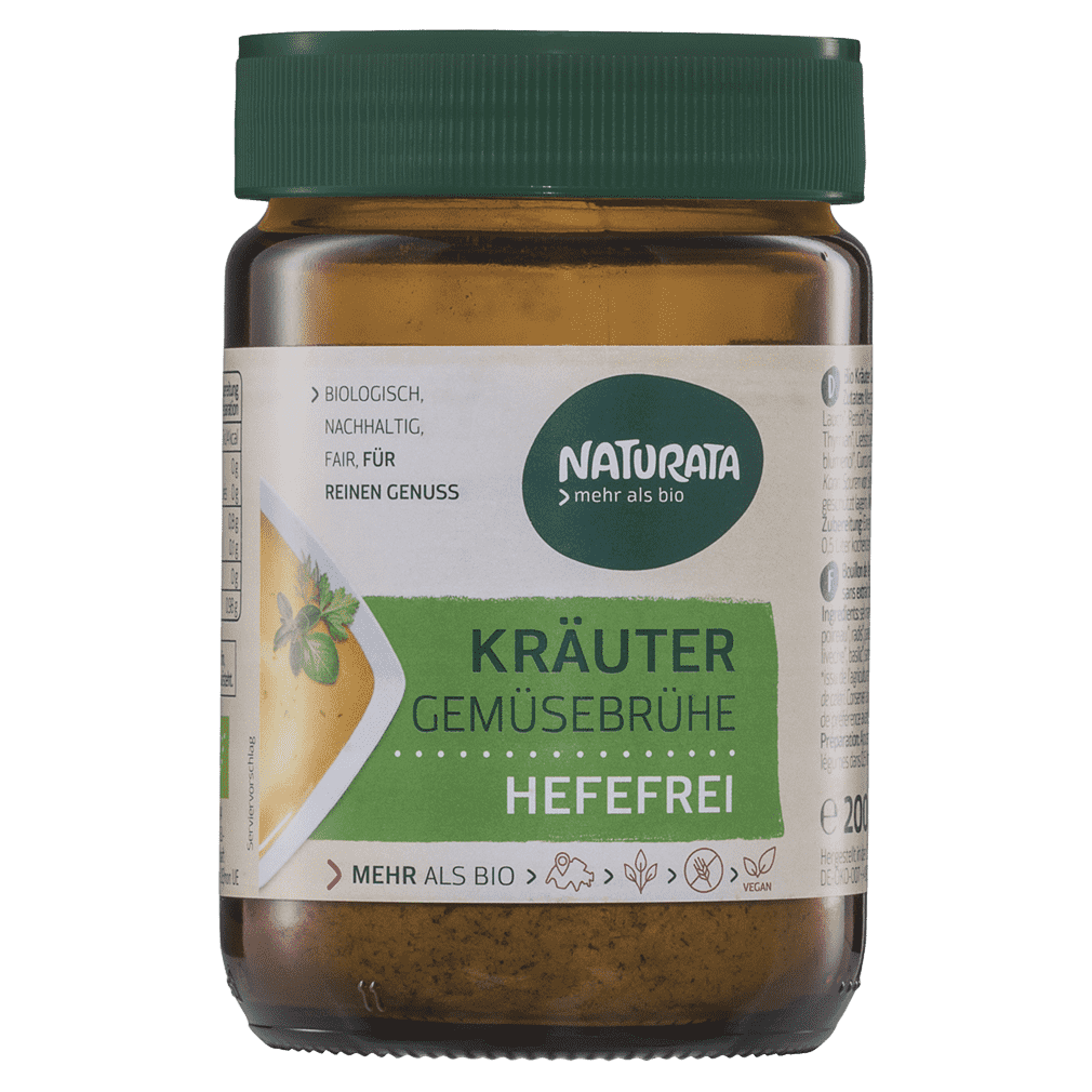 Bio Kräuter Gemüsebrühe hefefrei von Naturata