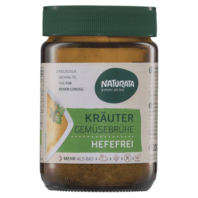 Bio Kräuter Gemüsebrühe hefefrei von Naturata