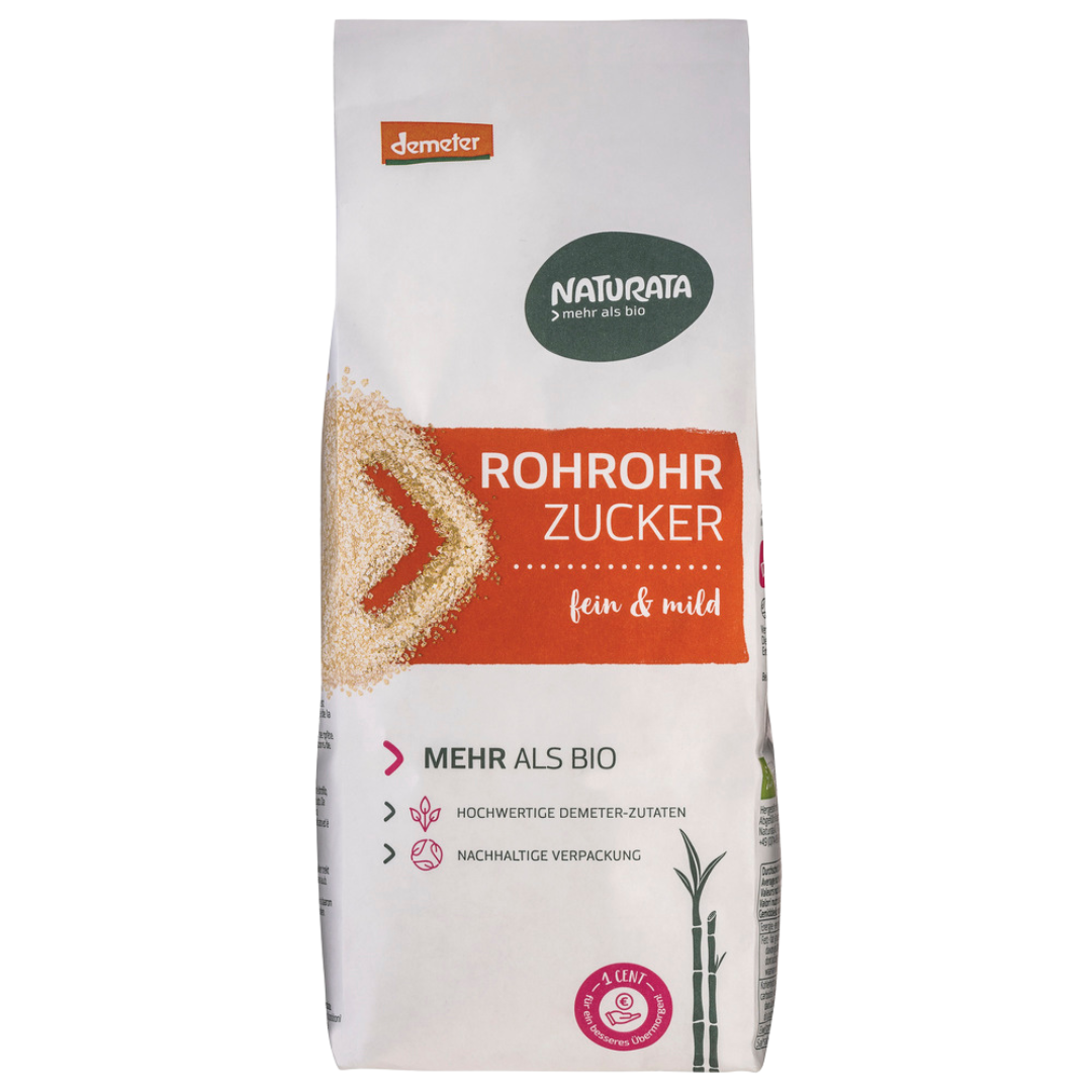 Bio Rohrohrzucker - fein & mild Bio Rohrohrzucker - fein & mild von Naturata