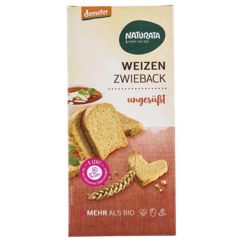 Bio Weizen-Zwieback, ungesüßt von Naturata