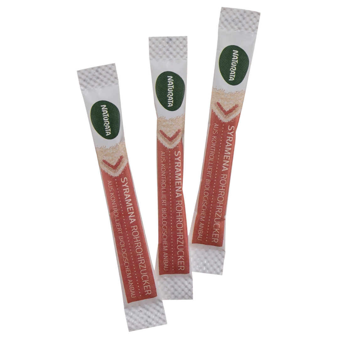 Bio Zuckersticks aus Syramena Rohrohrzucker Bio Zuckersticks aus Syramena Rohrohrzucker von Naturata