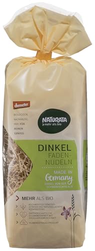 Fadennudeln, Dinkel hell 18 x 250 gr Fadennudeln, Dinkel hell 18 x 250 gr von Naturata