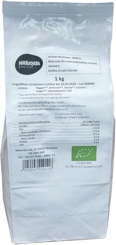 Getreidekaffee, Instant, Bulk 18 x 1 kg Getreidekaffee, Instant, Bulk 18 x 1 kg von Naturata