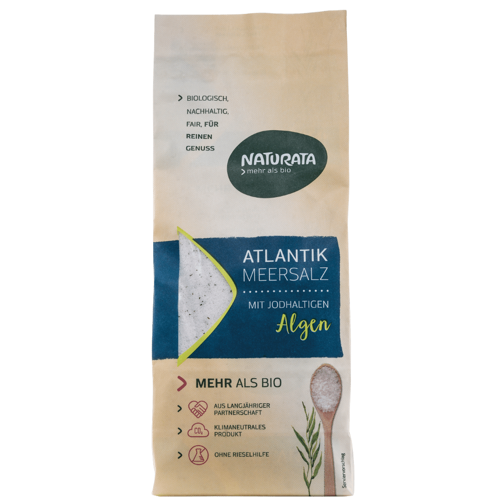 Meersalz mit Bio-Algen, 500g Meersalz mit Bio-Algen, 500g von Naturata