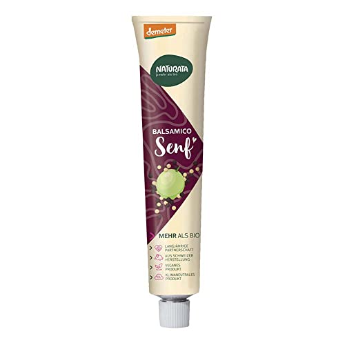Naturata Bio Balsamico Senf, vegan, 4er Pack (4 x 100 ml) von Naturata