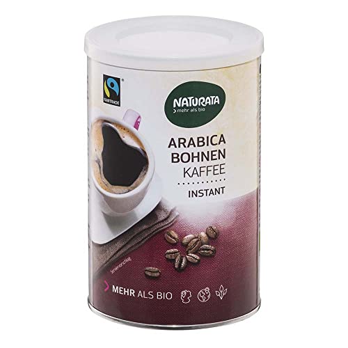 Arabica Bohnenkaffee, instant, Dose 1 x 100 gr von Naturata