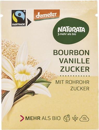 Naturata Bio Bourbon Vanillezucker, 8 % Vanille (6 x 8 gr) von Naturata