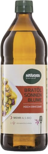 Naturata Bio Bratöl, Sonnenblume 'high oleic', desodoriert (2 x 750 ml) von Naturata