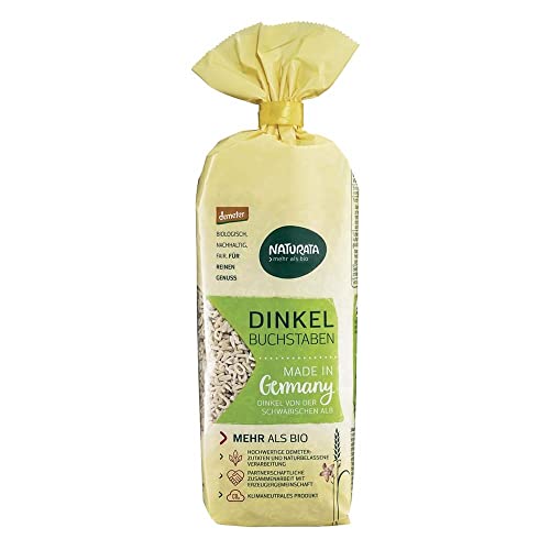 Naturata Bio Buchstaben, Dinkel hell (6 x 250 gr) von Naturata