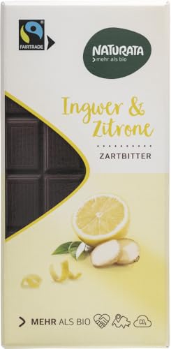 Ingwer & Zitrone, zartbitter 1 x 100 gr von Naturata