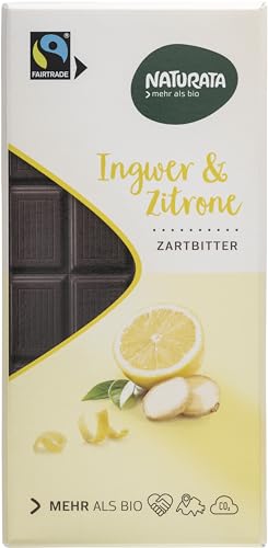 Naturata Bio Ingwer & Zitrone, zartbitter (1 x 100 gr) von Naturata