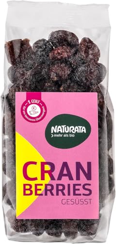 Cranberries, gesüßt 6 x 100 gr von Naturata
