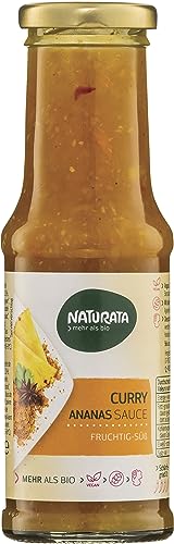 Naturata Bio Curry Ananas Sauce (6 x 210 ml) von Naturata