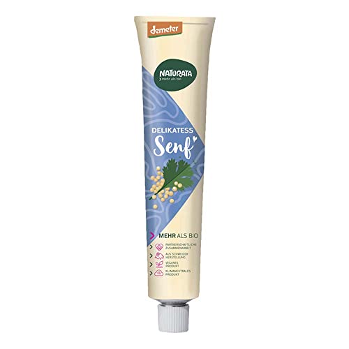 Naturata Bio Delikatess Senf, vegan, 4er Pack (4 x 100 ml) von Naturata