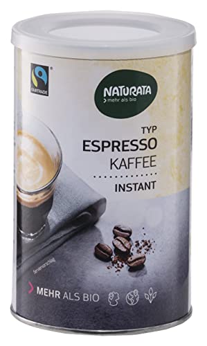 Naturata Bio Espresso Bohnenkaffee, instant, Dose (2 x 100 gr) von Naturata