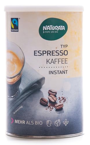 Naturata Bio Espresso Bohnenkaffee, instant, Dose (2 x 100 gr) von Naturata