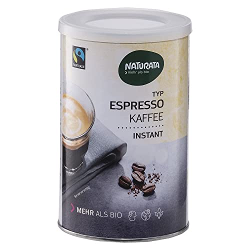 Naturata Bio Espresso Bohnenkaffee, instant, Dose (6 x 100 gr) von Naturata