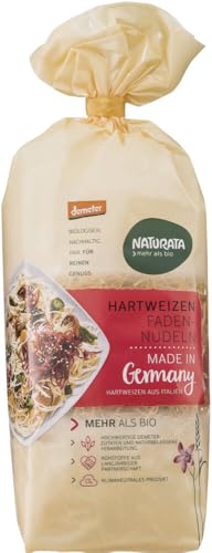 Fadennudeln, Hartweizen hell 6 x 250 gr von Naturata