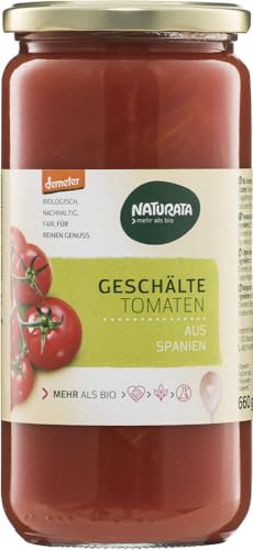 Naturata Bio Geschälte Tomaten in Tomatensaft (2 x 660 gr) von Naturata