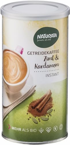 Naturata Bio Getreidekaffee Zimt & Kardamom, instant, Dose (2 x 125 gr) von Naturata