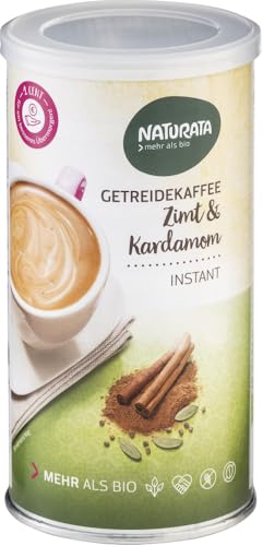 Naturata Bio Getreidekaffee Zimt & Kardamom, instant, Dose (2 x 125 gr) von Naturata