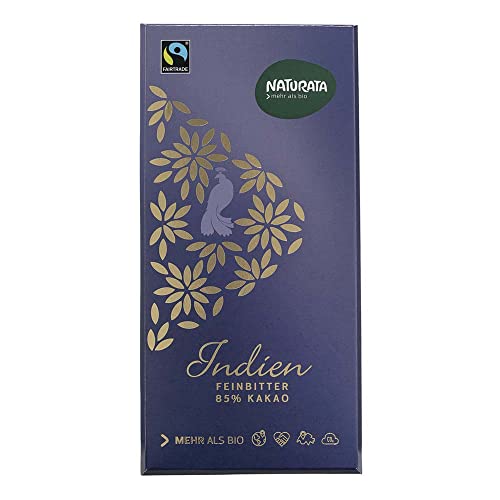 Naturata Bio Indien Feinbitter 85% (6 x 100 gr) von Naturata