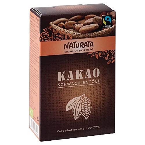 Naturata Bio Kakao Schwach Entölt, 10 x 125g Naturata Bio Kakao Schwach Entölt, 10 x 125g von Naturata