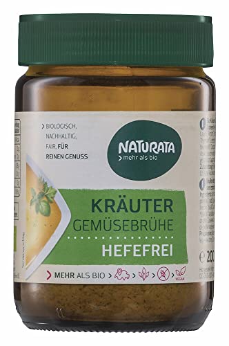 Naturata Bio Kräuter Gemüsebrühe hefefrei (1 x 200 gr) von Naturata