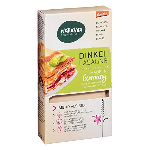 Naturata Bio Lasagne, Dinkel hell (6 x 250 gr) von Naturata