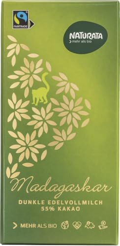 Madagaskar dunkle Edelvollmilch 55% 2 x 100 gr von Naturata