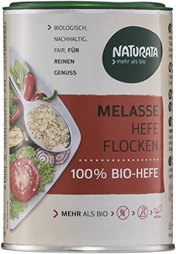 Naturata Melasse Hefeflocken, 100 % Bio-Hefe (1 x 100 gr) von Naturata