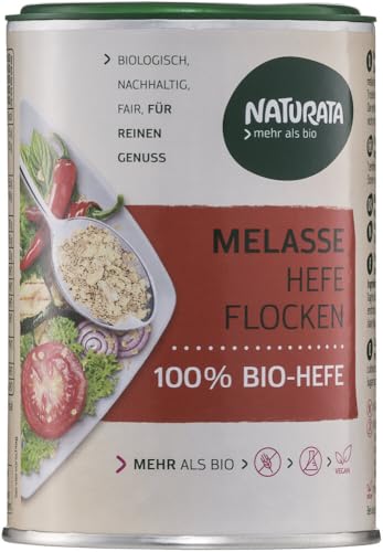 Naturata Melasse Hefeflocken, 100 % Bio-Hefe (1 x 100 gr) von Naturata