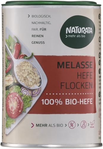 Melasse Hefeflocken, 100 % Bio-Hefe 2 x 100 gr von Naturata