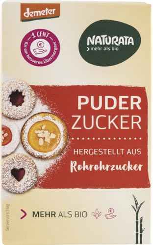 Naturata Bio Puderzucker aus Rohrohrzucker (2 x 125 gr) von Naturata