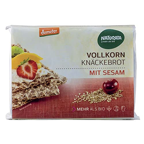 Naturata Bio Vollkorn-Knäckebrot mit Sesam (6 x 250 gr) von Naturata