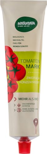 Naturata Bio Tomatenmark, zweifach konzentriert 28-30 %, Tube (1 x 200 gr) von Naturata