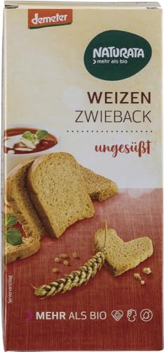 Weizen-Zwieback, ungesüßt 2 x 150 gr von Naturata